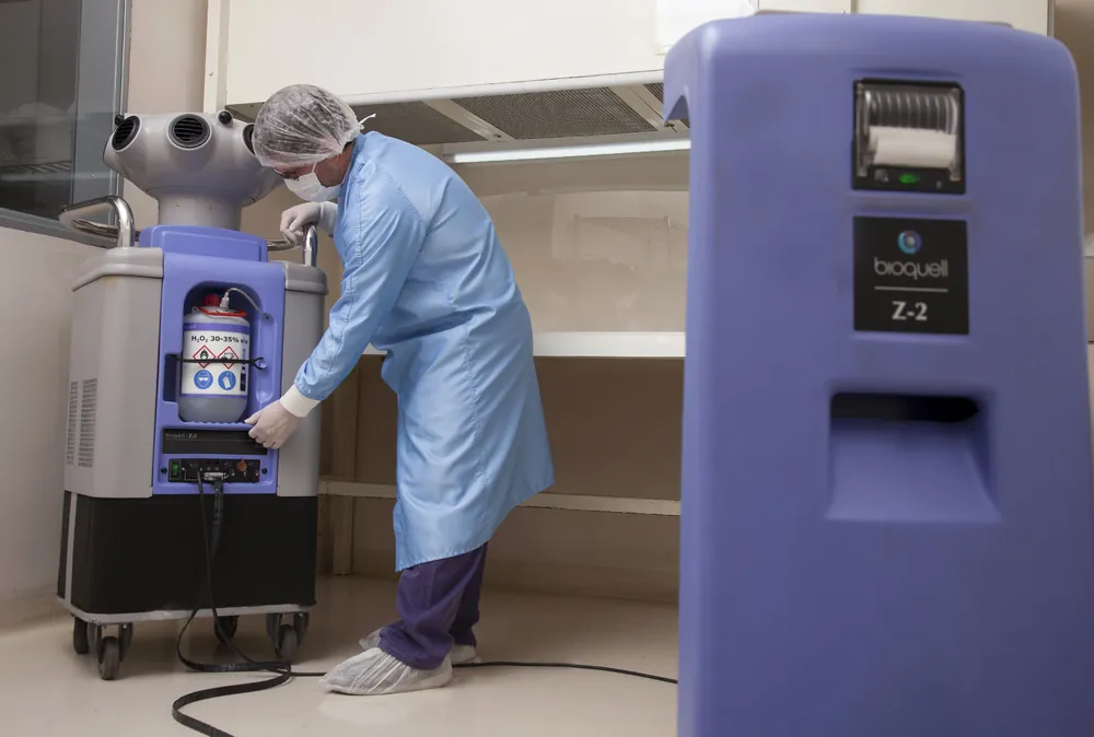 Imagen destacada: Biodescontaminación de Áreas Limpias mediante Vapor de Peróxido de Hidrógeno (VPH)